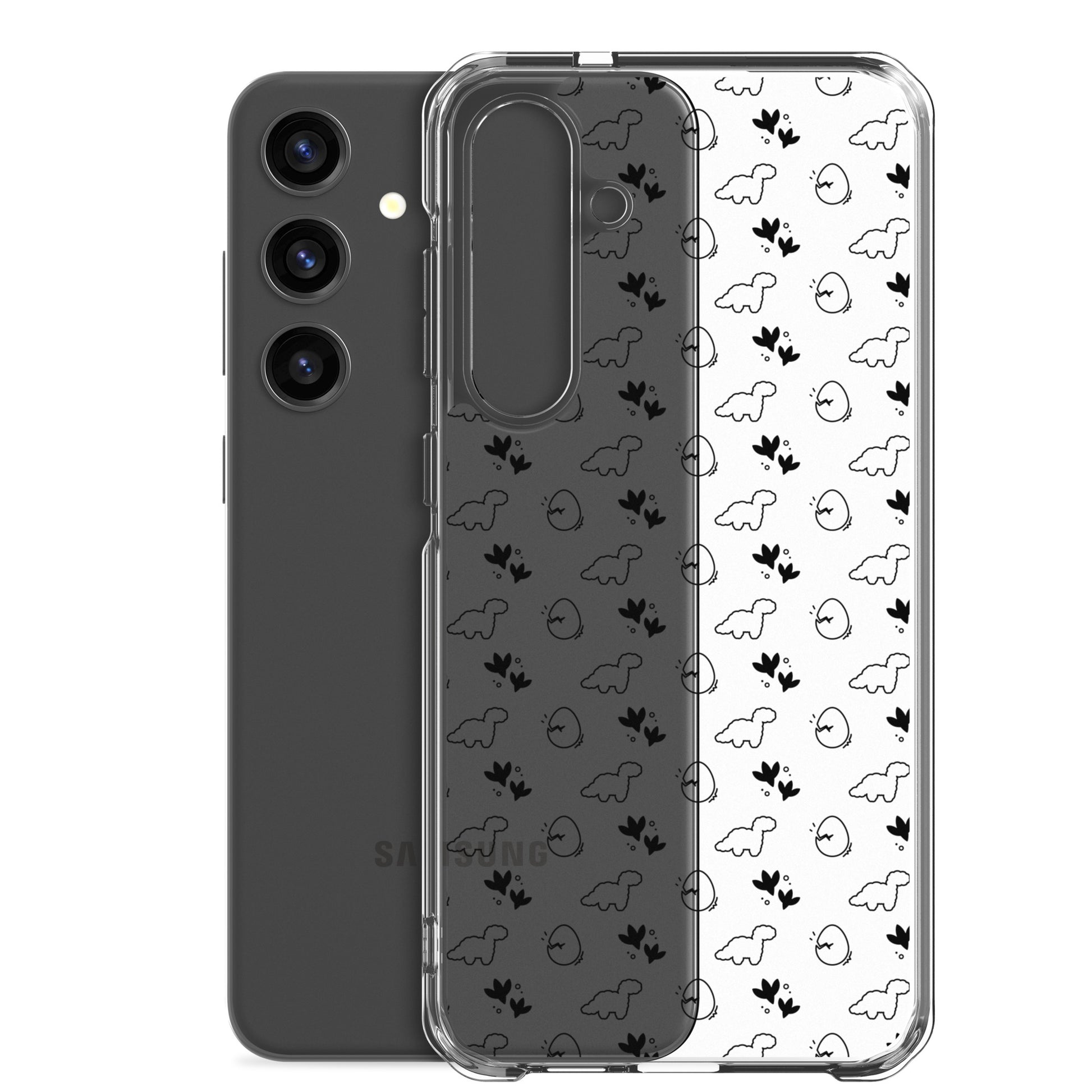 Dino Patterned Clear Case for Samsung® – Waeoh Dino Patterned Clear Case for Samsung® – Waeoh